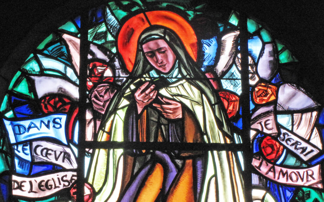 A Sannois, une rosace consacrée à sainte Thérèse