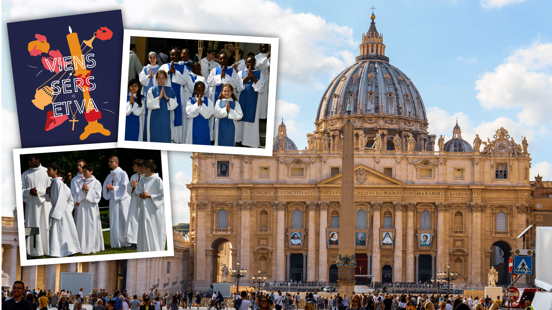 pèlerinage des servants de messe à Rome