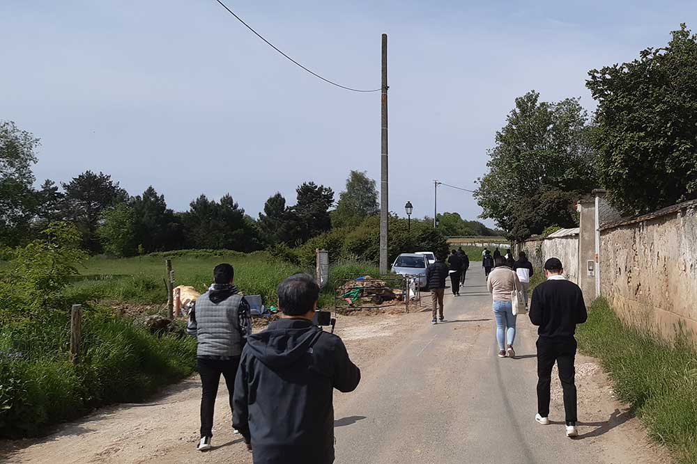 Groupe de jeunes en plein Air