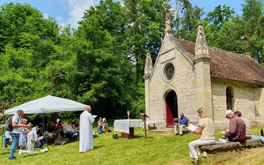 Le pèlerinage diocésain à Notre-Dame-de-Bonne-Nouvelle à Frouville