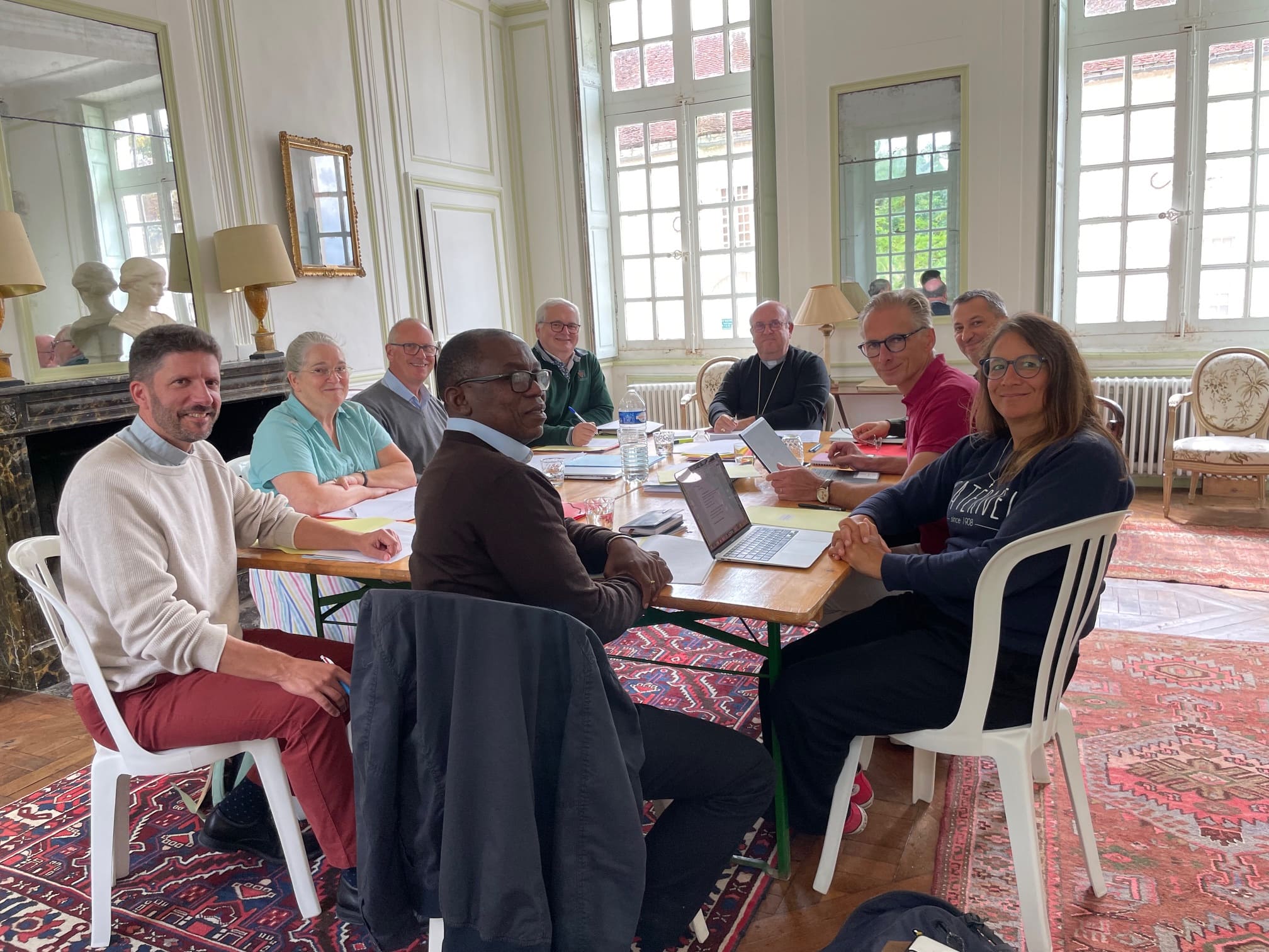 Groupe de jeunes en plein Air