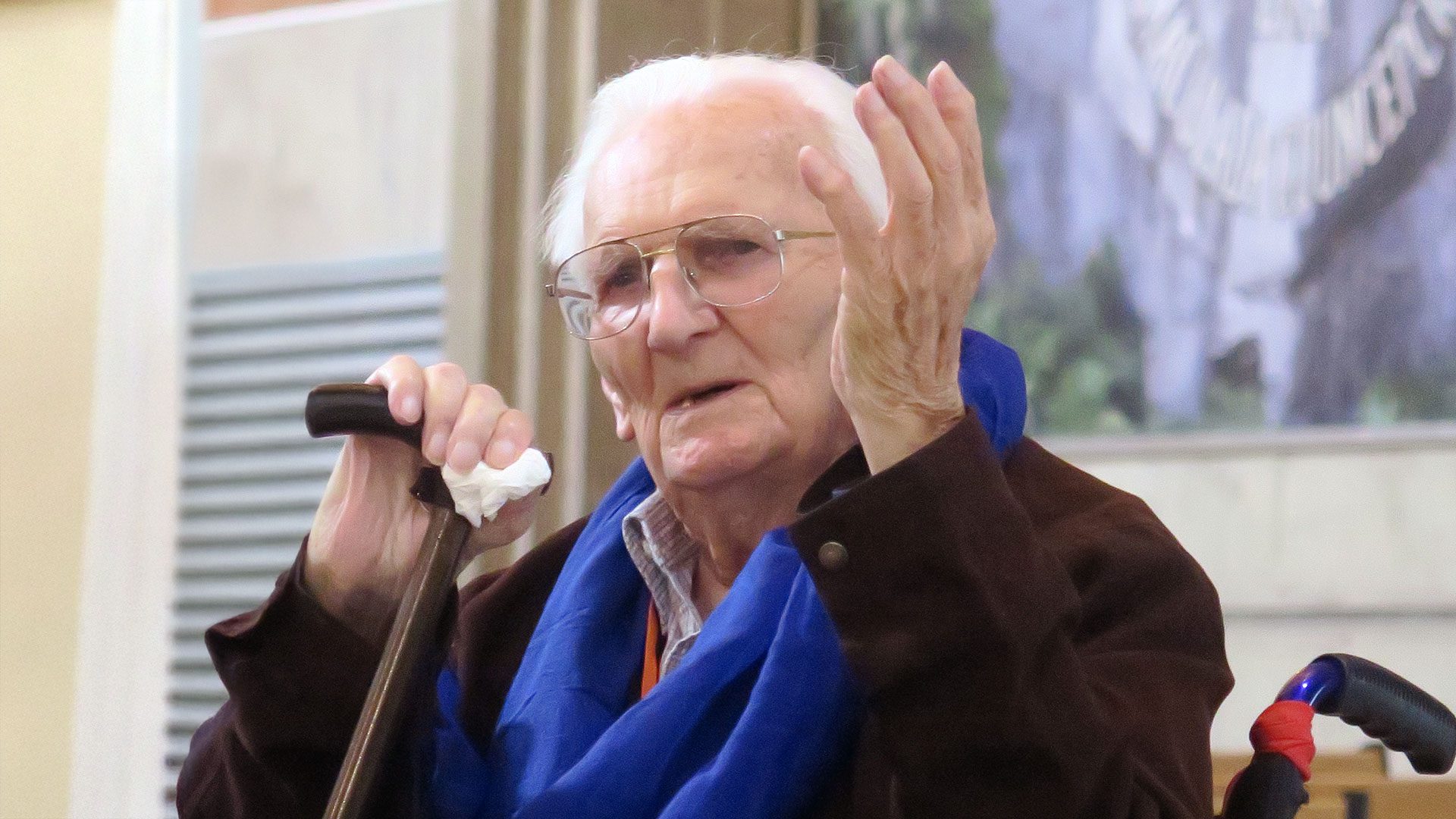 2512pere Roger Thomas Portrait du père Roger Thomas, à Lourdes