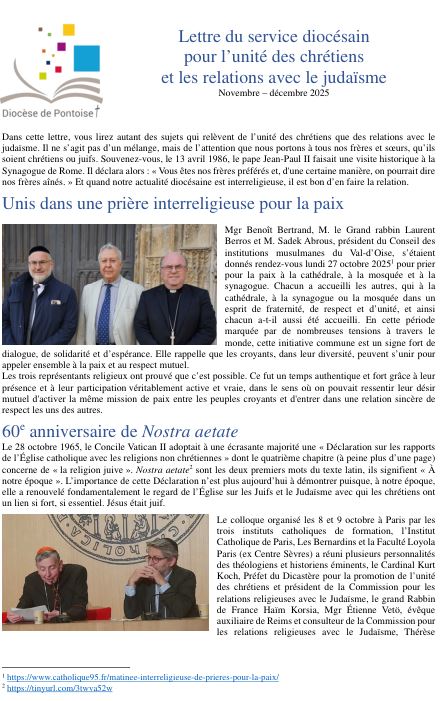 Lettre Novembre 2025