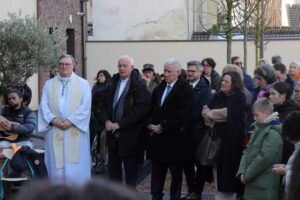 Mgr de Bucy et Mgr Lalanne