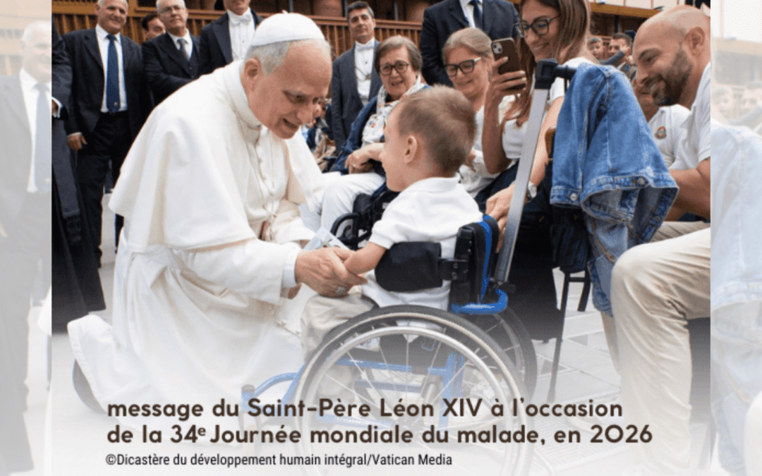 Message du pape pour la journée du malade 2026