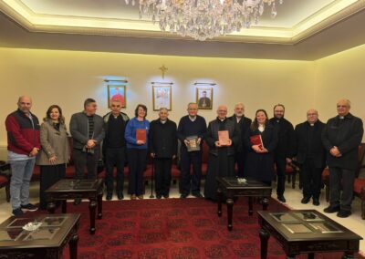 Liban 2026 Délégation Avec Comité Libanais à L'évêché