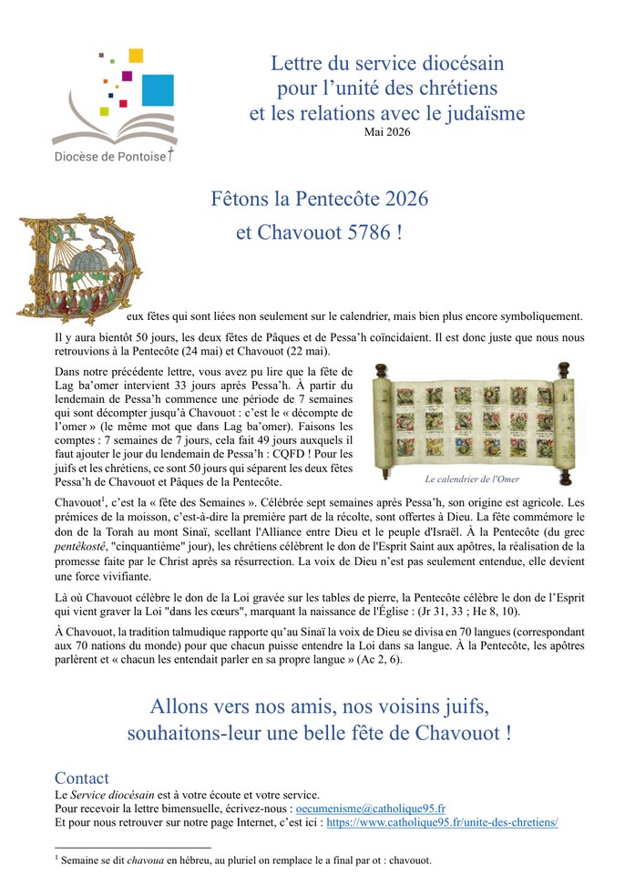 Pentecôte et Chaouvot